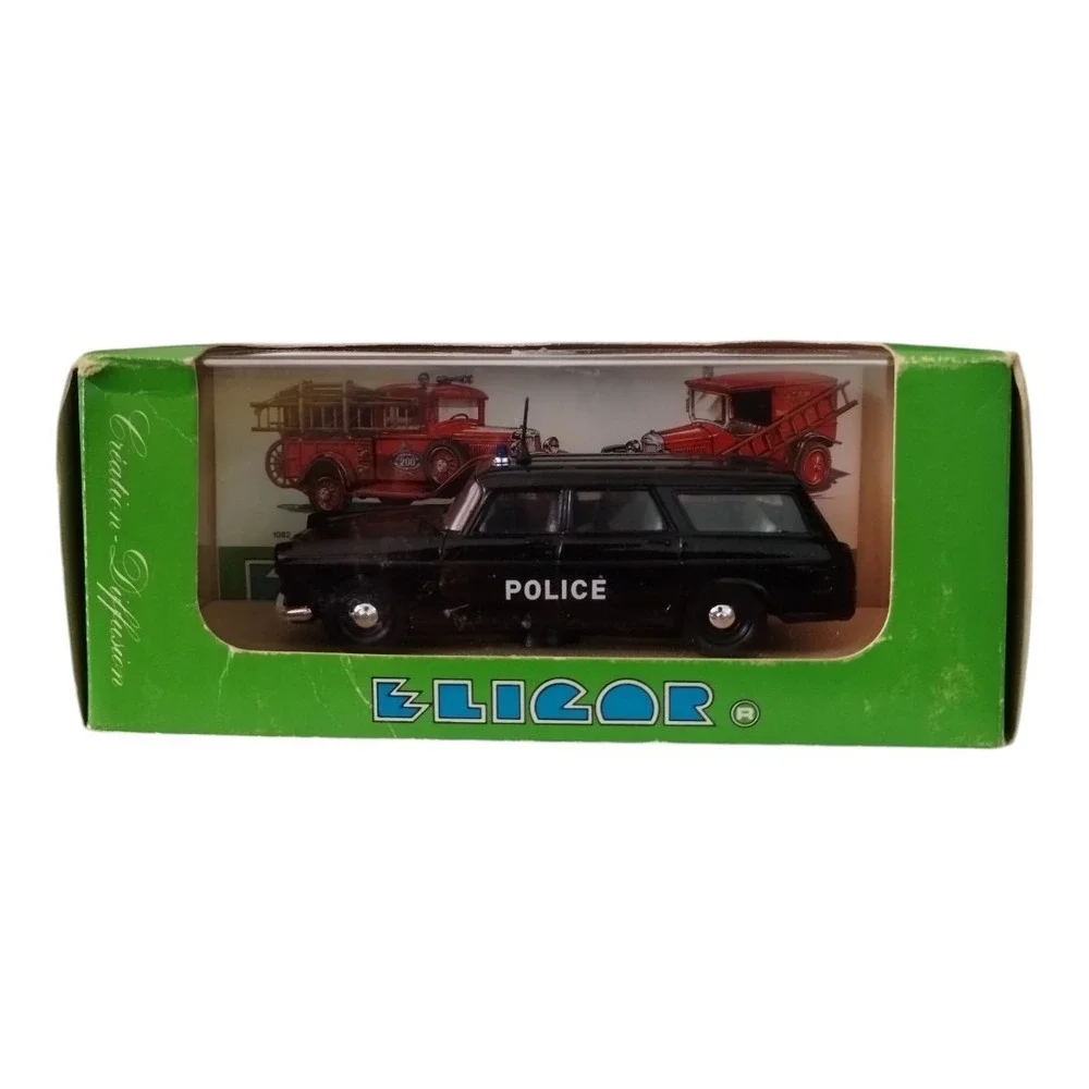 1138 Peugeot 404‎ Police 1964 PTT Eligor France 1/43 Miniature Car